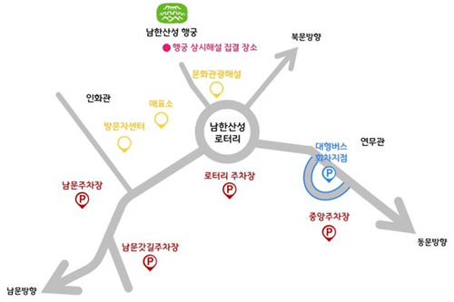 남한산성 행궁 상시해설 집결 장소